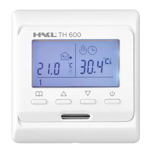 Digitálny elektronický termostat TH 600 s teplotným senzorom podlahy HAKL