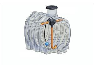 RAIN BASIC ELCU-5000L  Plastová nádoba na využitie dažďovej vody      IVAR CS
