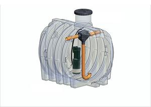 ELCU-5000l KOMPLET Plastová nádoba na na využitie dažďovej vody      IVAR CS