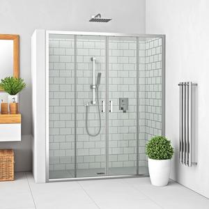 Sprchové dvere 110  LLD4 briliant/transparent, s úpravou RothETC