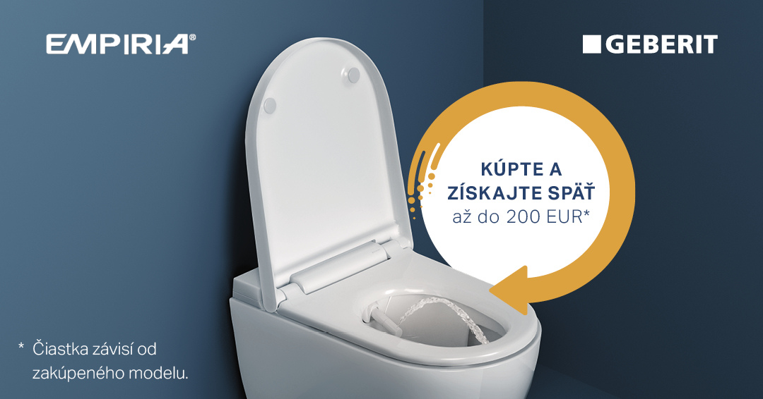 Geberit cashback do 31.10.2025