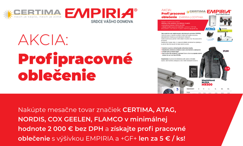 Pracovné oblečenie Certima