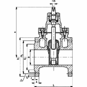 Šupátko uzatváracie DN 80 PN16 S24 118-616 DN 80 na pitnú vodu