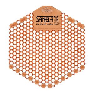 Sitko do pisoárov plastové oranžové s vôňou manga Sanela SLA 11
