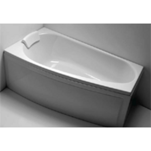 Vaňa  asymetrická 150x80 cm ľavá Santech Ariela pre malé kúpelne