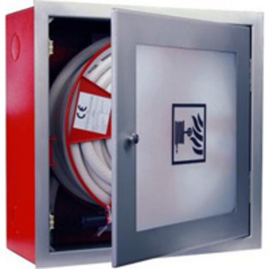 Požiarna hydrantová skriňa nástenná sklenená D25 červená P&H