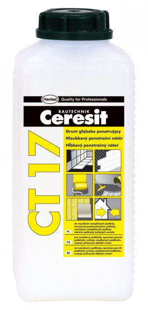 Hlboko penetrujúci prípravok na prípravu savých podkladov CERESIT CT17 2L