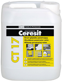 Hlboko penetrujúci prípravok na prípravu savých podkladov CERESIT CT17 5L