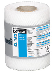 Izolačný pás CERESIT CL152 na vodotesné a elastické preklenutie dilatačných a spojovacích škár pod keramické obklady a dlažby