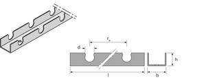 Lišta fixačná, mokrý systém pre trubku 14 x 2,0 mm  2,5m/25m   UPONOR