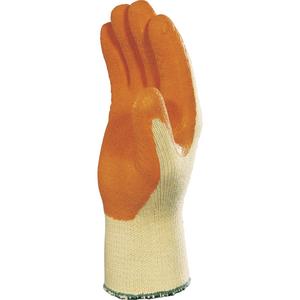 Rukavice pletené VE730 žltá-oranžová veľkosť 08