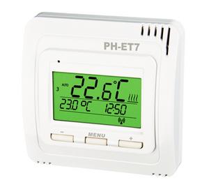 Elektrobock Bezdrôtový termostat - vysielač pre elektrické vykurovanie. PH-ET7-V