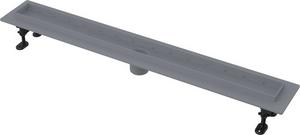 PODL. ZLAB  APZ2012-650 OPTIMAL plastový s okrajom pre perf.rošt alebo vloženie dlažby bez  zápachovej uzávery