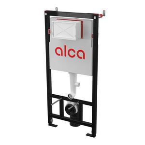 Predstenový inštalačný WC modul do ľahkých priečok /sadrokartónu Alca Sadromodul AM101/1120 + Dávkovač WC tabliet P169