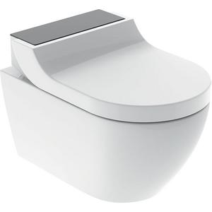 Geberit AquaClean Tuma Comfort kompletné závesné WC: Čierna / Sklo