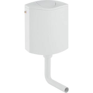 Nadomietková splachovacia nádržka Geberit AP116plus, dvojité splachovanie, s dávkovačom pre WC bloky do splachovacej nádržky: Alpská biela