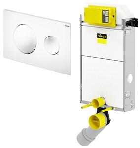 AKCIA: inštalačný modul WC nádrž predstenový - PREVISTA PURE + VISIGN FOR STYLE 20 - biele