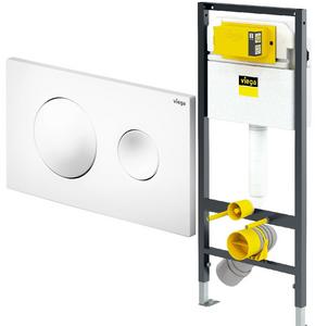 AKCIA: inštalačný modul WC nádrž predstenový - PREVISTA DRY OBJEKTOVY + VISIGN FOR STYLE 20 - biele