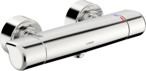 Vodovodná batéria sprchová nástenná termostatická, chróm, Care Safety, Hansa 08707100