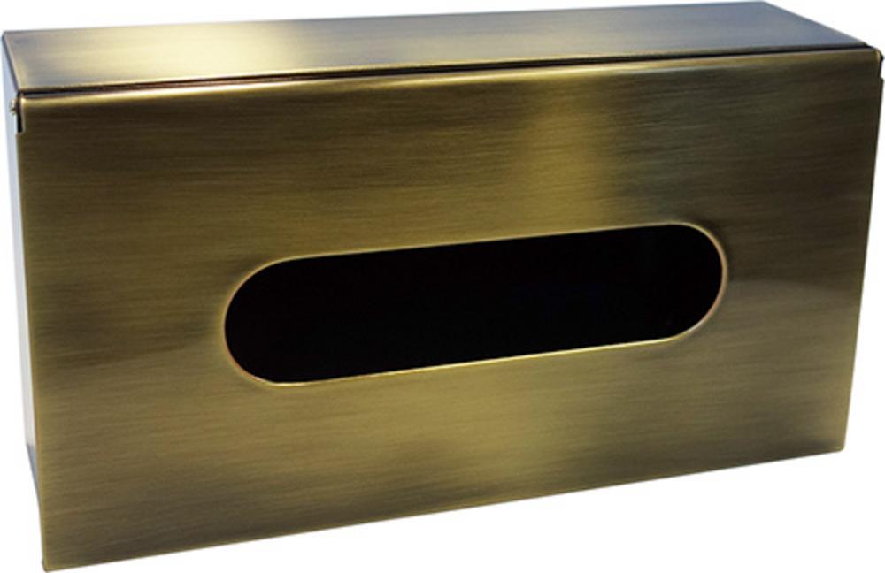 Zásobník na papierové vreckovky Retro bronz 250x75x130mm Kleenex box Bemeta