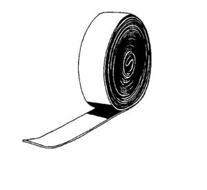 Pás dilatačný okrajový PE 150 x  8 mm, bal=25m  Rehau Rauthem Speed