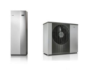 Tepelné čerpadlo  split vzduch/voda   8kW, 1-fázové 65°C bez zásobníka TÚV F2120-8+WM 320  Nibe