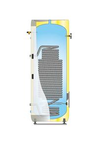Ohrievač kombinovaný stacionárný 250 DGC 250 - 3kW/1x230V + coil 2,4m2 NEREZOVY, vhodny pre tepelne cerpadla
