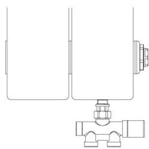 Radiátor hliníkový Lipovica ORION 600/24CL SP, spodné pripojenie termoventil dole