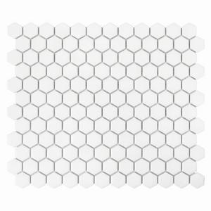 MOZAIKA HOUSE LOVES Mini Hexagon White matt