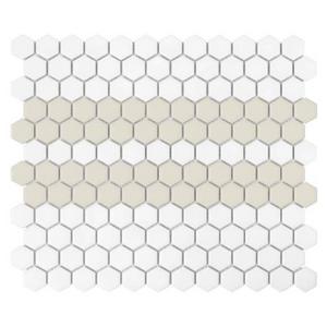 MOZAIKA HOUSE LOVES Mini Hexagon STRIPE 2.C matt