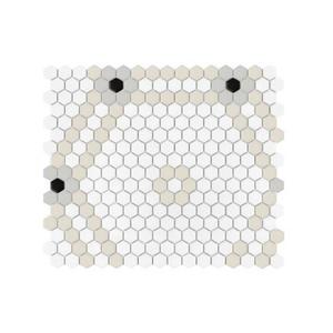 MOZAIKA HOUSE LOVES Mini Hexagon Doublehex matt