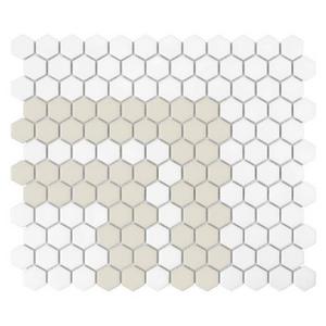 MOZAIKA HOUSE LOVES Mini Hexagon STRIPE 2.2.C matt