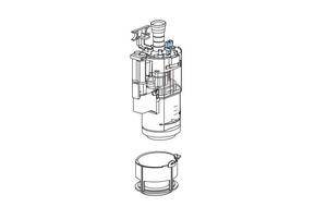 ROCA ND VYPUSTACI VENTIL 4/2L pre podomietkove moduly