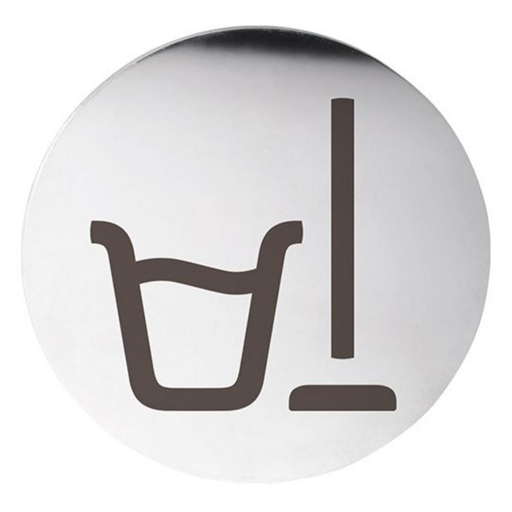 B-Ikona : Upratovacia miestnosť, kruh, lesk