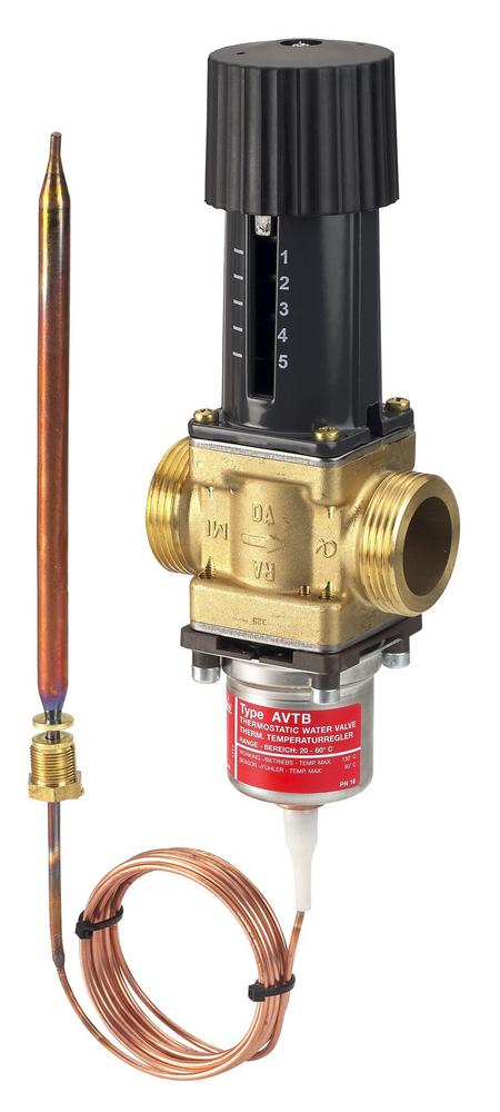 DANF.VEN.AVTB DN15 Termostatický ventil 20-60°C kapilara 2m