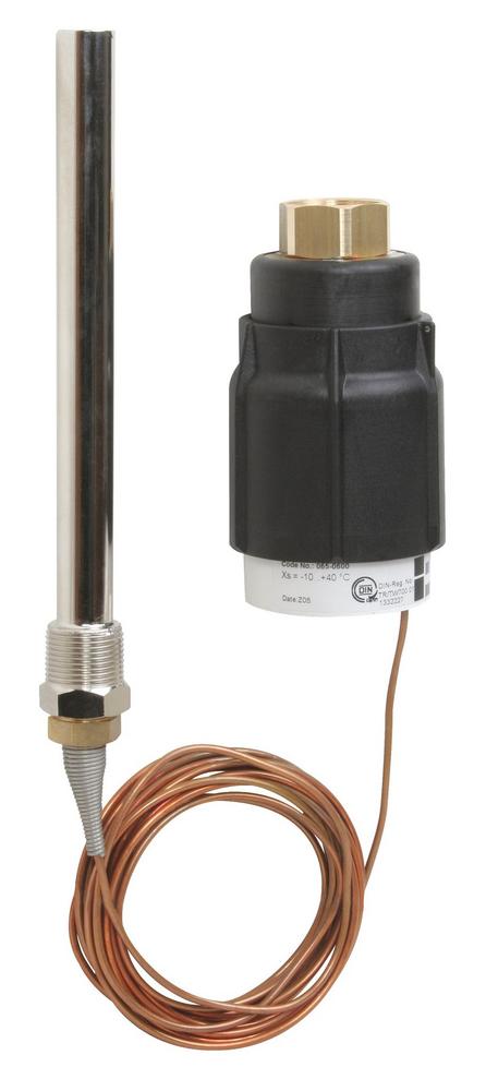 DANF.VEN.AVT PN25 40-90/5m 210mm R3/4 Brass pocket