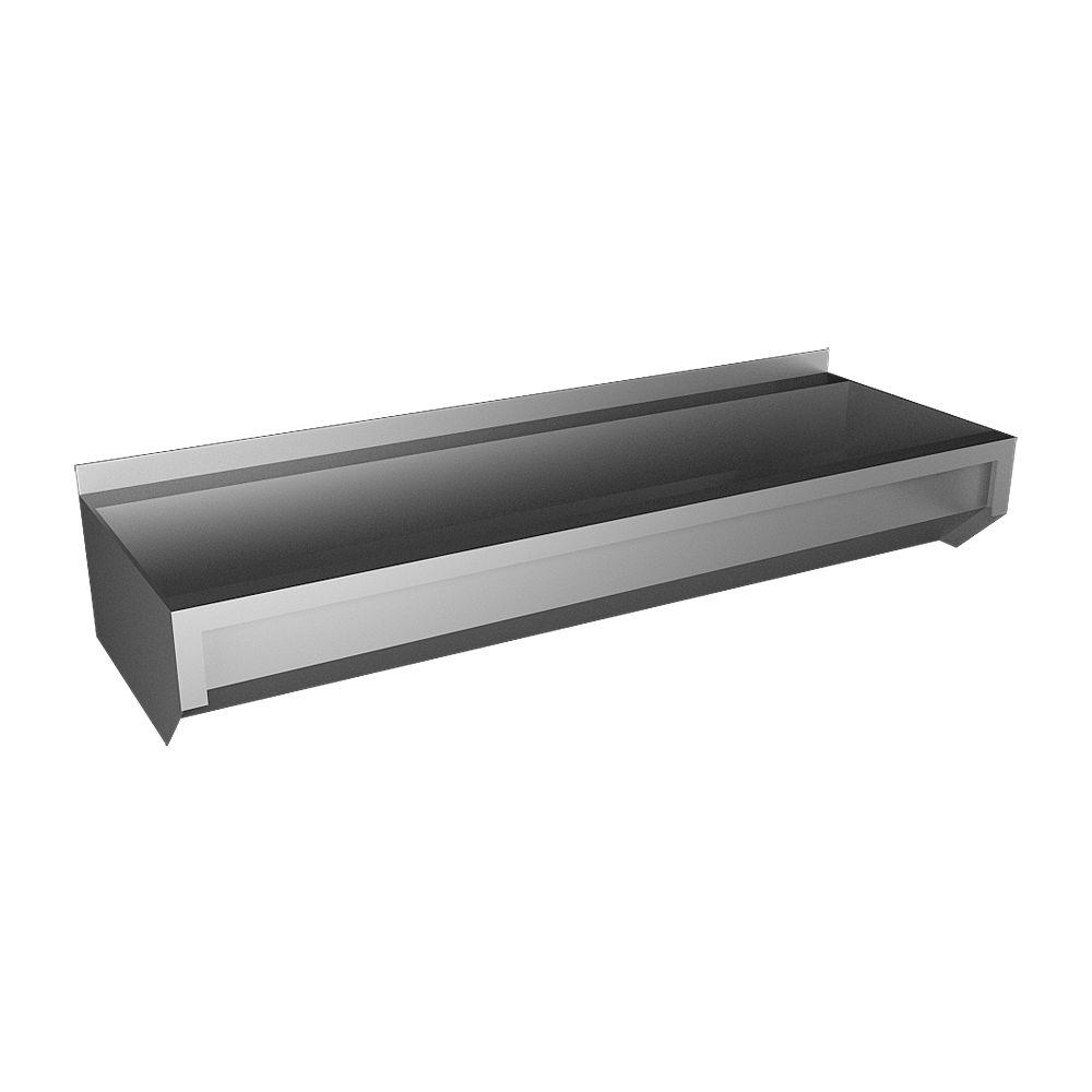 SANELA-NEREZ.ZLAB DL.2500MM NEOPLASTENY otvor vpravo, vr.2 konzoly