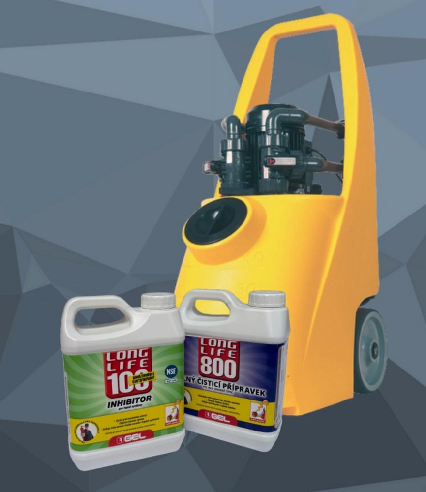 Čistiace čerpadlo LONG LIFE SUPER FLUSH 40 + Chémia Long Life 800 -1l +Chémia Long Life 100 -1l  IVAR
