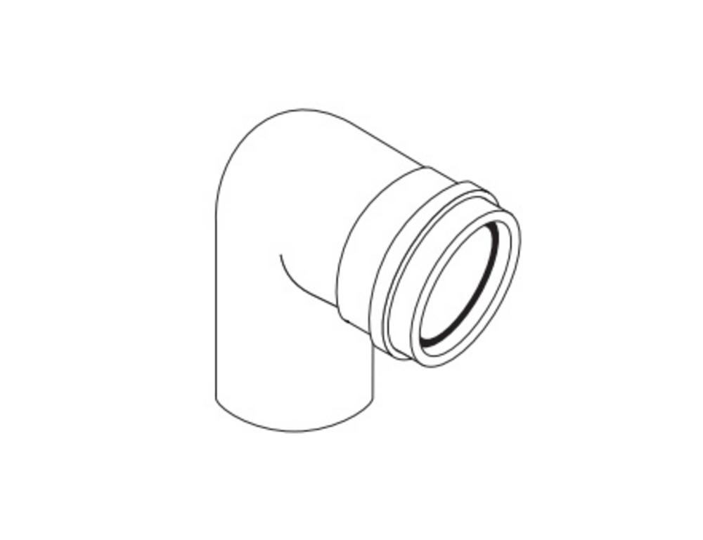 Almeva AL1 Koleno 90°, DN100