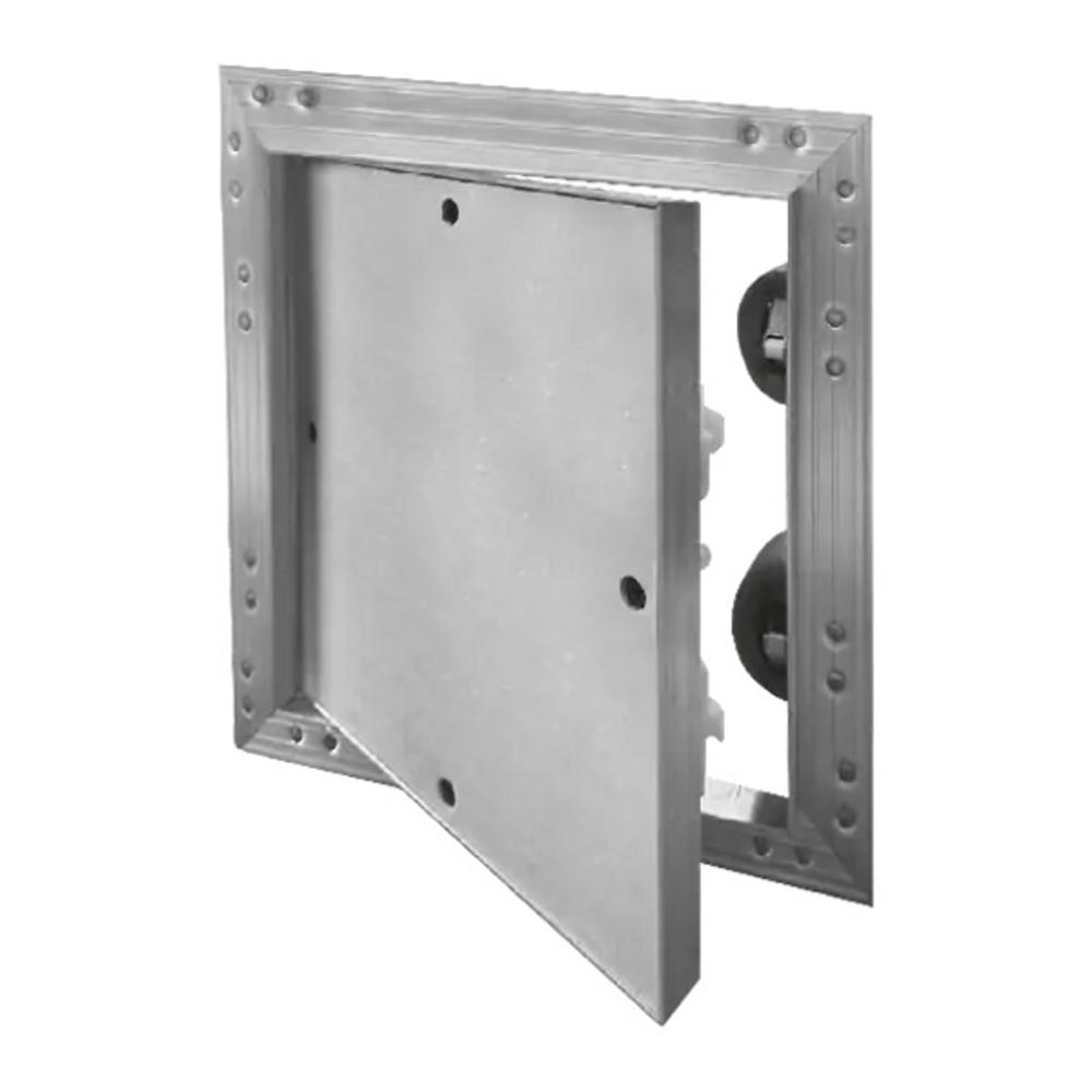 Dvierka revízne do sadrokartónu, hliník, s tlačným zámkom 500x500 mm