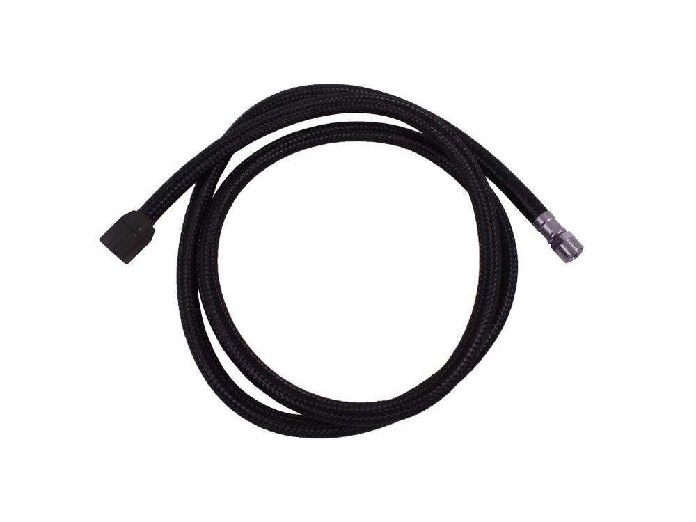 Hadica spr. pre batérie s vyťahovacou sprchou 1/2“xM15x1, 150 cm, plast, čierna, Slezák-RAV