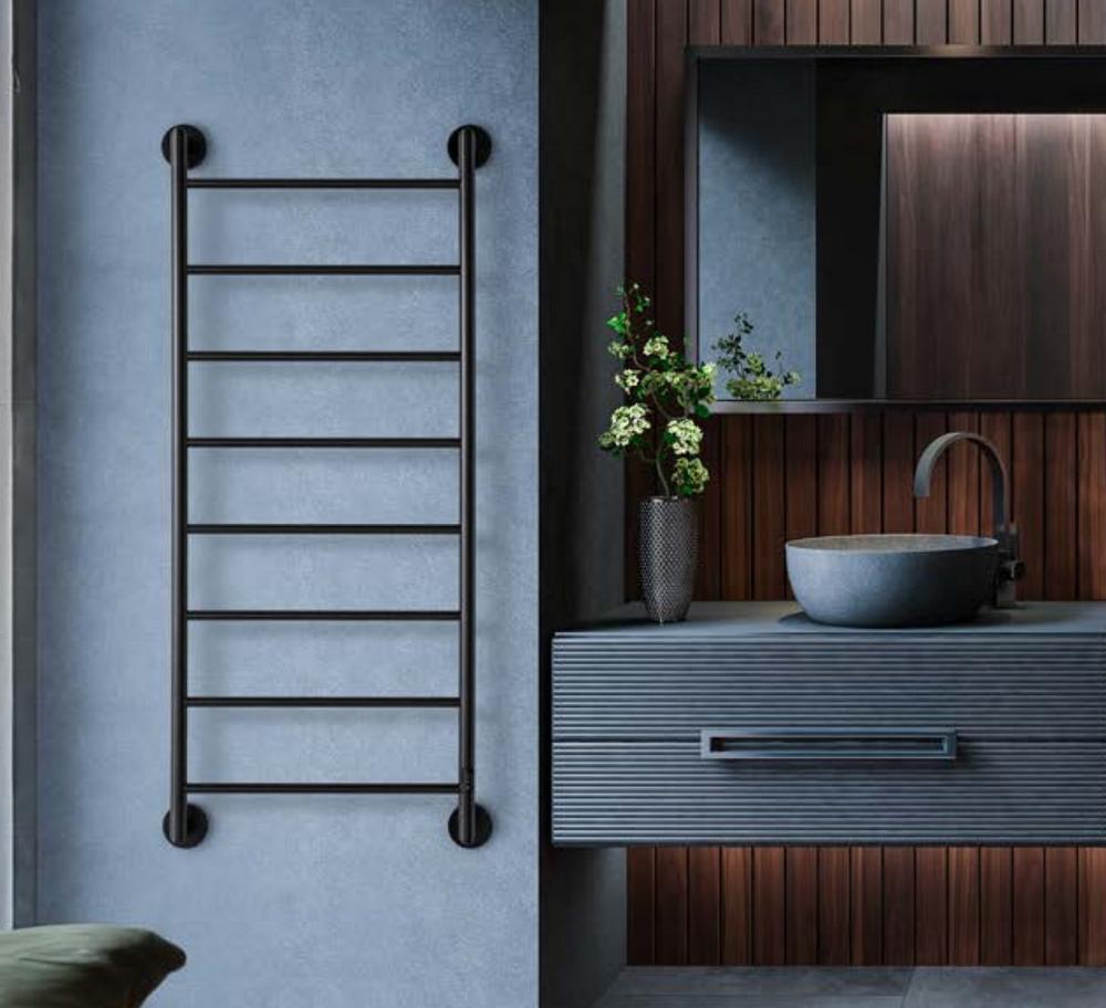 Elektrický sušiak Niklas 657x 952 (šxv) čierny priame napojenie vpravo PMH   vrátane RP 1,35€ 4.3.1.