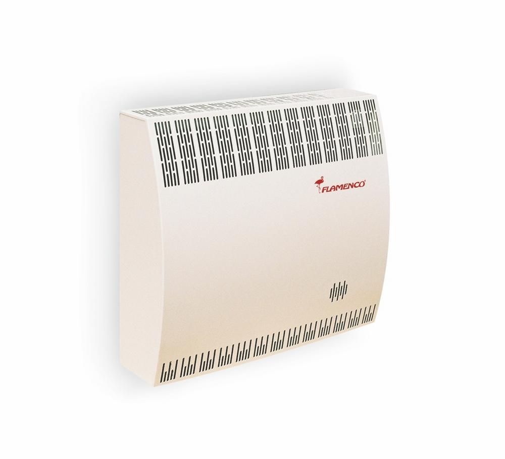 Kachle Flamenco 5 kW s odvodom spalín cez stenu RAL9010-biela