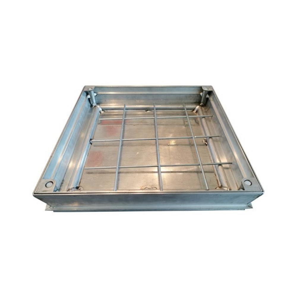 MEA DECK AL zadlažďovací poklop 400x400 mm, výška 75 mm aluminium, pochozi 