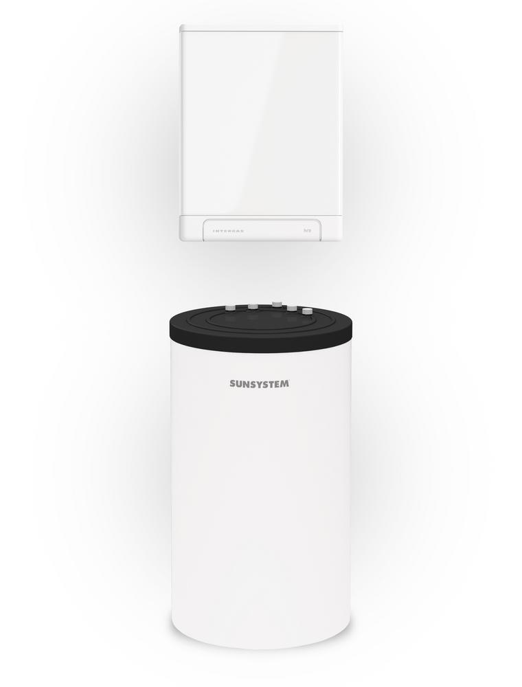 Kotol plyn.kondenz. so zásob. 120l externý, 12KW Intergas kompakt set HRE 12/SWUP120