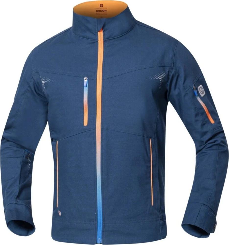 Pracovné oblečenie Blúza CREATRON modrá 3XL, 1x výšivka +GF+, 2x nášivka E, 1x EMPIRIA