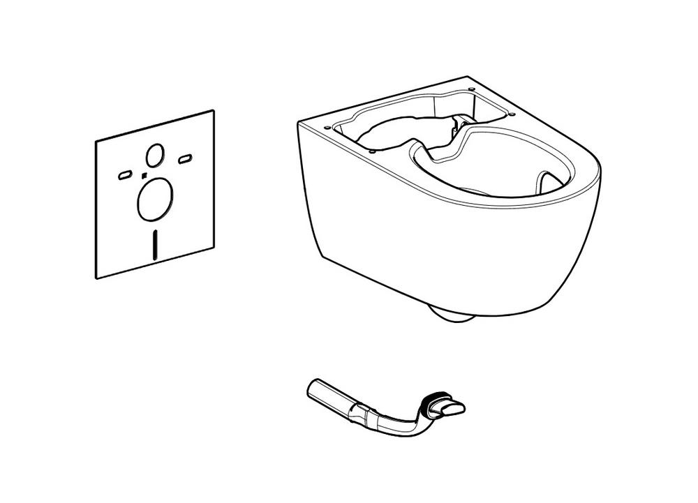 GEB Keramická misa pre Geberit AquaClean Alba