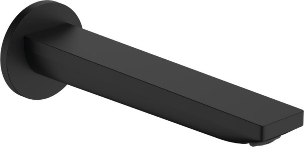 Vaňový výtok Rebris E čierna matná 200 mm Hansgrohe