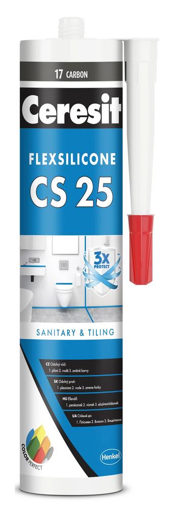 Silikón sanitárny Carbon 280ml proti plesni a baktériám CS25 HENKEL