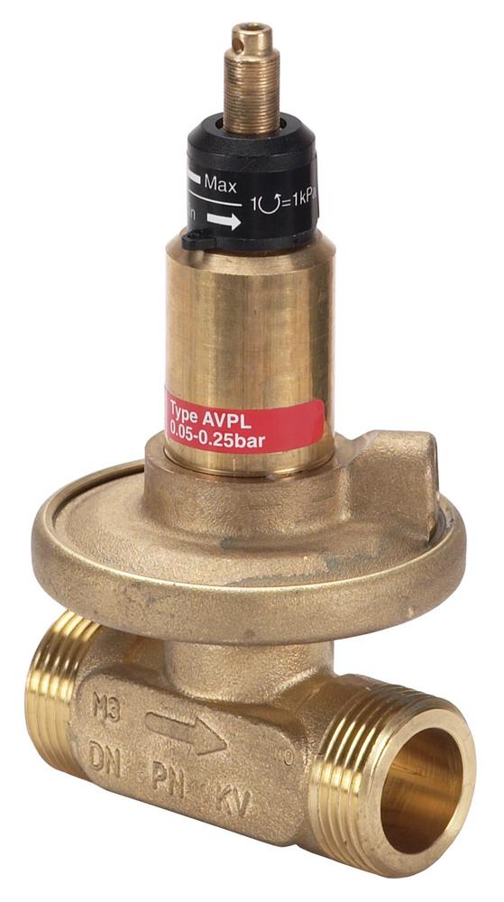 DANF.REG. AVPL, PN 16, DN 15, 1 m3/h, 0.05 bar - 0.25 bar, Vonkajší závit, G 3/4 A